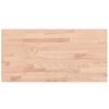 vidaXL Waschtischplatte 100x50x1,5 cm Massivholz Buche