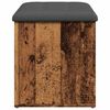 vidaXL Sitzbank mit Stauraum Altholz-Optik 82x42x45 cm Holzwerkstoff