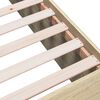 vidaXL Bettgestell Sonoma-Eiche 90x200 cm Holzwerkstoff