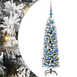 vidaXL K&uuml;nstlicher Weihnachtsbaum mit 150 LEDs mit St&auml;nder Gr&uuml;n 120 cm
