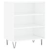 vidaXL Sideboard Hochglanz-Wei&szlig; 57x35x70 cm Holzwerkstoff