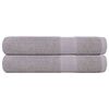 vidaXL Handt&uuml;cher FROGN 2 Stk. Grau 100x200 cm 360 g/m&sup2;