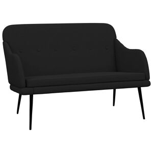 vidaXL Sitzbank Schwarz 110x76x80 cm Stoff