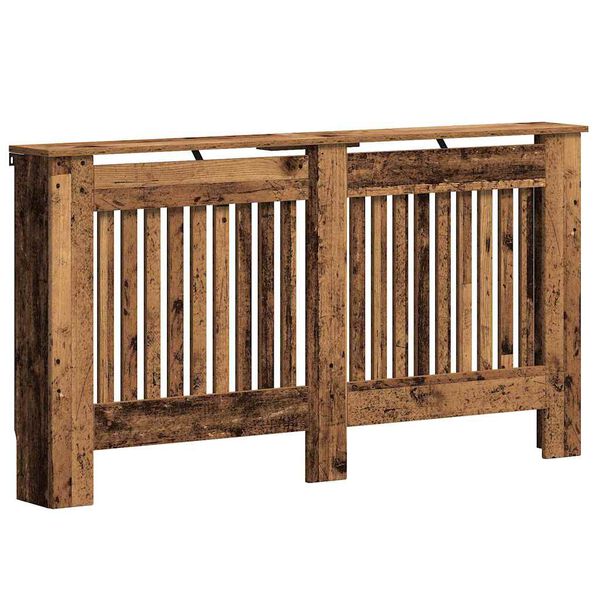 vidaXL Heizk&ouml;rperabdeckung Altholz 152 x 19 x 81,5 cm Holzwerkstoff