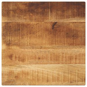 vidaXL Tischplatte 60x60x1,5 cm Quadratisch Raues Massivholz Mango