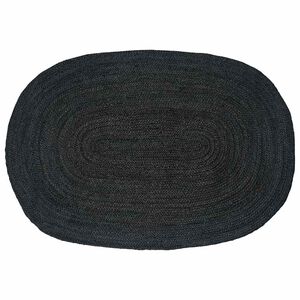 vidaXL Bereichsteppiche Dunkelgrau 122 x 183 cm Jute