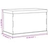 vidaXL Vitrine Transparent 31x17x19 cm Acryl