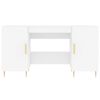 vidaXL Schreibtisch Wei&szlig; 140x50x75 cm Holzwerkstoff