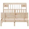 vidaXL Massivholzbett mit Regal ohne Matratze 160x200 cm Kiefer