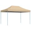 vidaXL Partyzelt Faltbar Pop-Up Beige 440x292x315 cm