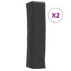 vidaXL Heizstrahler-Abdeckungen 2 Stk. Pyramidenform 58x58x228cm 420D
