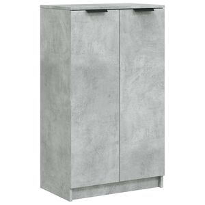 vidaXL Schuhschrank Betongrau 59x35x100,5 cm Holzwerkstoff