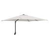 vidaXL Gartenparasol Beige und Schwarz 248,5 x 247,5 x 160 cm