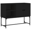vidaXL Sideboard Schwarz 100x40x79,5 cm Holzwerkstoff