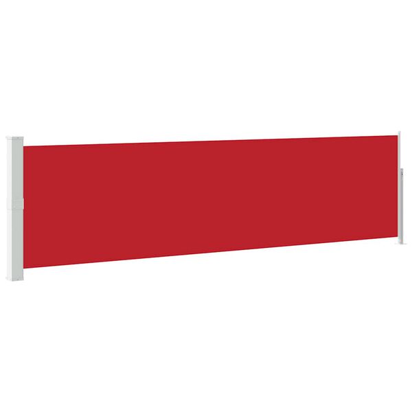 vidaXL Ausziehbare Seitenmarkise 140&times;500 cm Rot