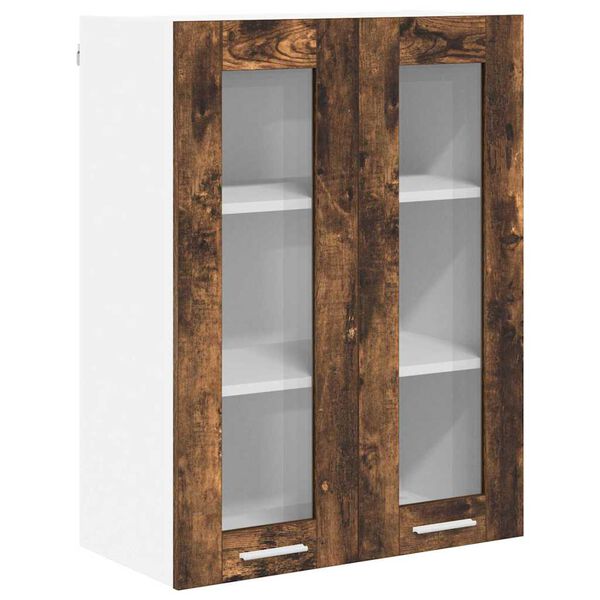 vidaXL H&auml;ngeschrank Ger&auml;ucherte Eiche 60 x 31 x 80 cm Holzwerkstoff