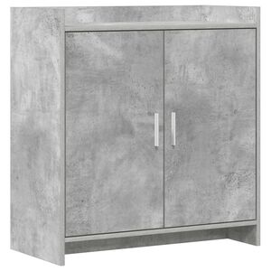 vidaXL Sideboard Betongrau 72 x 36 x 80 cm Holzwerkstoff