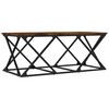 vidaXL Couchtisch R&auml;uchereiche 100x49x40 cm Holzwerkstoff
