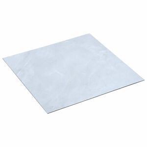 vidaXL Selbstklebende Bodenplanken Wei&szlig; Marmor 30,5 x 30,5 cm 20 Stk.