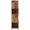 vidaXL Eckschrank Altholz 25,5x25x102cm Holzwerkstoff