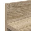 vidaXL Wandmontierter nachttisch Sonoma-Eiche 80 x 10,5 x 18 cm