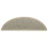 vidaXL Treppenmatten Selbstklebend Sisal-Look 15 Stk 56x17x3 Hellgrün