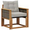 vidaXL Outdoor-Sofa Massivholz Akazie Natur