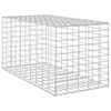 vidaXL Gabione mit 3,5 mm Draht und 5x10 cm Maschen 50x100x50 cm
