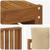 vidaXL Outdoor-Sofagarnitur mit Kissen 8 pcs Natur und Beige