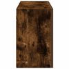 vidaXL Bad-Wandschrank Räuchereiche 100x25x40 cm Holzwerkstoff