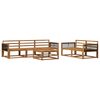 vidaXL Outdoor-Sofagarnitur 6 pcs Natur Massivholz Akazie