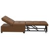 vidaXL Schlafsofa Braun 67 x 194 x 38 cm Faux Wildleder