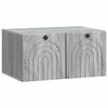 vidaXL Wandmontierter TV-Schrank Graues Sonoma 59,5 x 41 x 30 cm