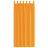 vidaXL Voile Vorh&auml;nge mit Schlaufen 2 Stk. Orange 140x225 cm