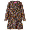 vidaXL Kinderkleid mit Langen &Auml;rmeln Marineblau 104
