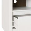 vidaXL TV-Schrank Drammen Wei&szlig; 99 x 43 x 55 cm Massivholz Kiefer
