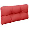 vidaXL Palettenkissen Rot 80x40x12 cm Stoff