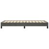 vidaXL Bettgestell ohne Matratze Dunkelgrau 80x200 cm Samt