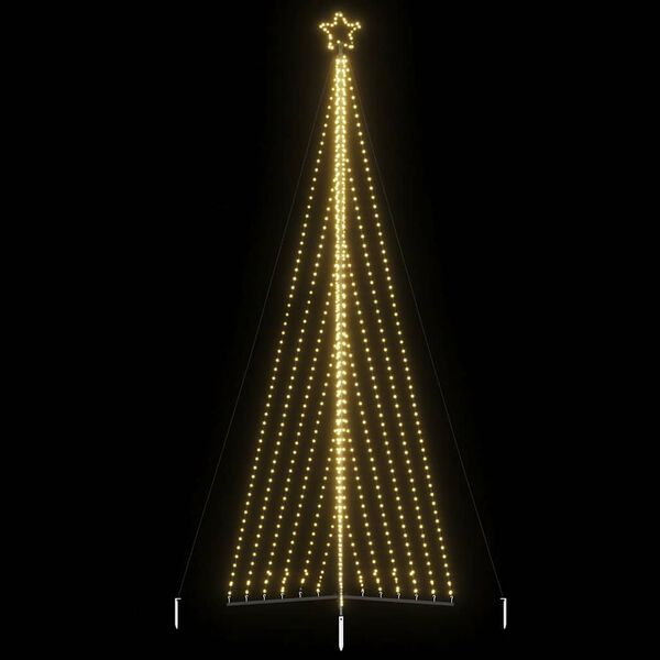 vidaXL LED Weihnachtsbaum 789 LEDs Warmwei&szlig; 476 cm