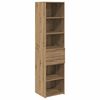 vidaXL Highboard Artisan-Eiche 45 x 42,5 x 185 cm Holzwerkstoff