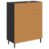 vidaXL Sideboard mit Schubladen Schwarz Eichen-Optik 69,5 x 34 x 90 cm