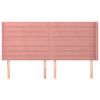 vidaXL Kopfteil mit Ohren Rosa 163x16x118/128 cm Samt