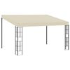 vidaXL Wand-Pavillon 3x4 m Creme Stoff