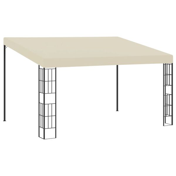 vidaXL Wand-Pavillon 3x4 m Creme Stoff