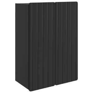 vidaXL Wandschrank Schwarz 66 x 34,5 x 92 cm Holzwerkstoff