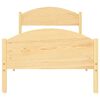 vidaXL Massivholzbett mit 2 Schubladen Kiefer 90x200 cm