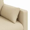 vidaXL Sofa Creme Gesamtabmessungen: 158 x 78 x 80 cm (B x T x H) Samt