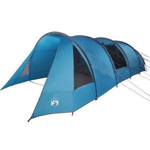 vidaXL Tunnelzelt f&uuml;r 6 Personen Blau und Grau 890 x 470 x 220 cm