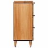 vidaXL Sideboard mit Schubladen Natur 40 x 33 x 75 cm Massivholz Mango