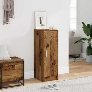 vidaXL Schuhschrank Altholz-Optik 32x35x92 cm Holzwerkstoff